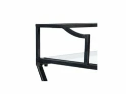 Bureau Métal/Verre Noir - NAPLA -mobilier de bureau Shop meuble bureau 17636321