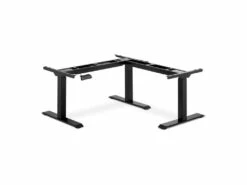 Bureau D'angle Assis-debout (piètement) - Hauteur : 58 - 123 Cm - Largeur : 90 - 150 Cm (gauche) / 110 - 190 Cm (droite) - Angle : 90° - 150 Kg 14_0005936