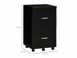 Caisson De Bureau JAFAR Noir -mobilier de bureau Shop meuble bureau 19165987