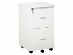 Caisson De Bureau Verouillable ROLPH Blanc
