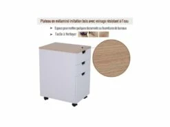 Caisson De Bureau BRICK Blanc -mobilier de bureau Shop meuble bureau 19166097