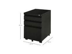 Caisson De Bureau SEKUR Noir -mobilier de bureau Shop meuble bureau 19166123