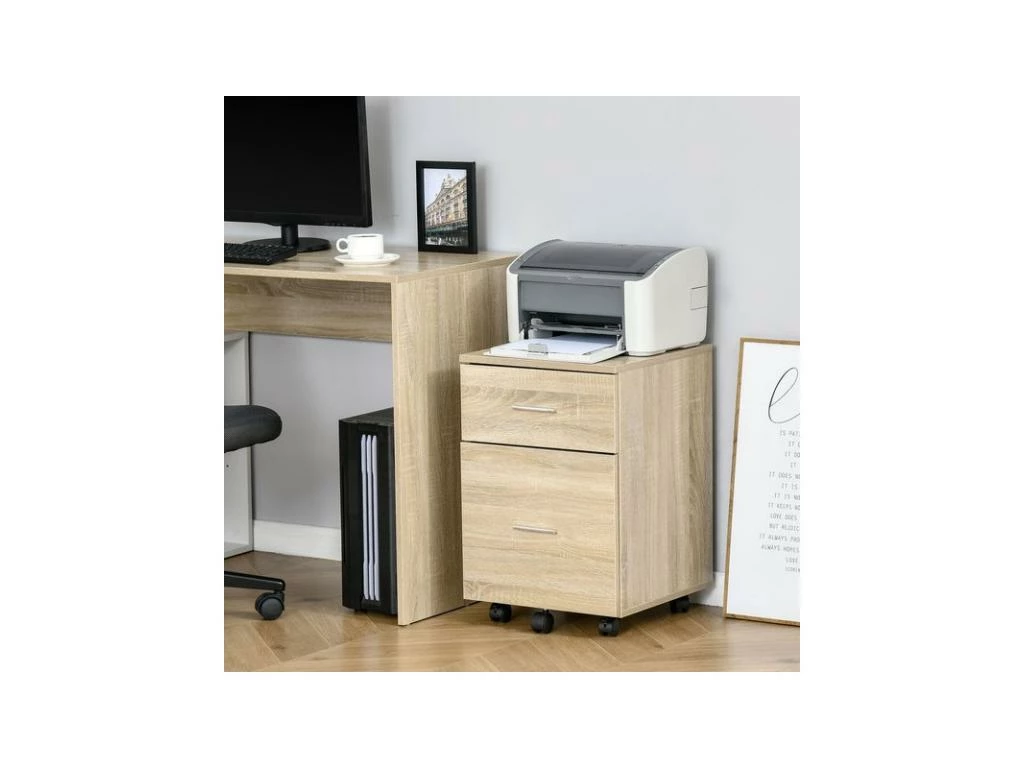 Caisson De Bureau CIBIK Chêne Clair 2 Caisson De Bureau CIBIK Chêne Clair – Image 2