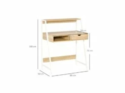 Bureau Secrétaire MARILYN Blanc -mobilier de bureau Shop meuble bureau 19169519