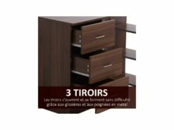 Bureau Informatique RICARDO Brun 12 Bureau Informatique RICARDO Brun -mobilier de bureau Shop meuble bureau 19169541