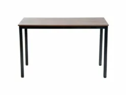 Meuble De Bureau Multifonction Noyer Et Noir -mobilier de bureau Shop meuble bureau 19169555