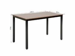 Meuble De Bureau Multifonction Noyer Et Noir -mobilier de bureau Shop meuble bureau 19169563