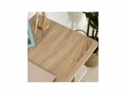 Bureau Informatique BILL Bois Et Blanc -mobilier de bureau Shop meuble bureau 19169919