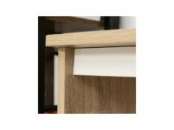 Bureau Informatique BILL Bois Et Blanc -mobilier de bureau Shop meuble bureau 19169927