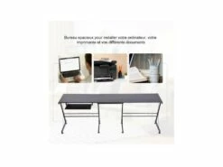 Bureau D'angle Informatique Tom Noir 13 Bureau D'angle Informatique Tom Noir -mobilier de bureau Shop meuble bureau 19170047
