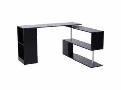 Bureau D'angle Noir En L