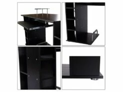 Bureau Informatique Tropicolo Noir -mobilier de bureau Shop meuble bureau 19170161