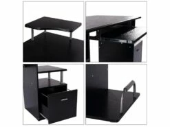 Bureau Informatique Tropicolo Noir -mobilier de bureau Shop meuble bureau 19170163