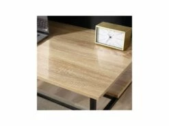 Bureau Informatique Avec étagères SOHO Noir Et Bois -mobilier de bureau Shop meuble bureau 19170205