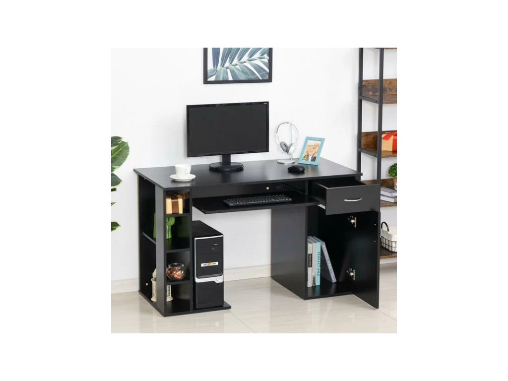 Bureau Informatique STELLAR Noir 4 Bureau Informatique STELLAR Noir – Image 4