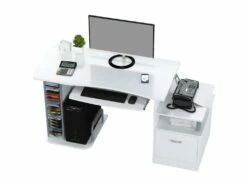 Bureau Informatique Kong Blanc -mobilier de bureau Shop meuble bureau 19170263