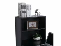 Bureau Multi-rangement Elina Noir -mobilier de bureau Shop meuble bureau 19170355