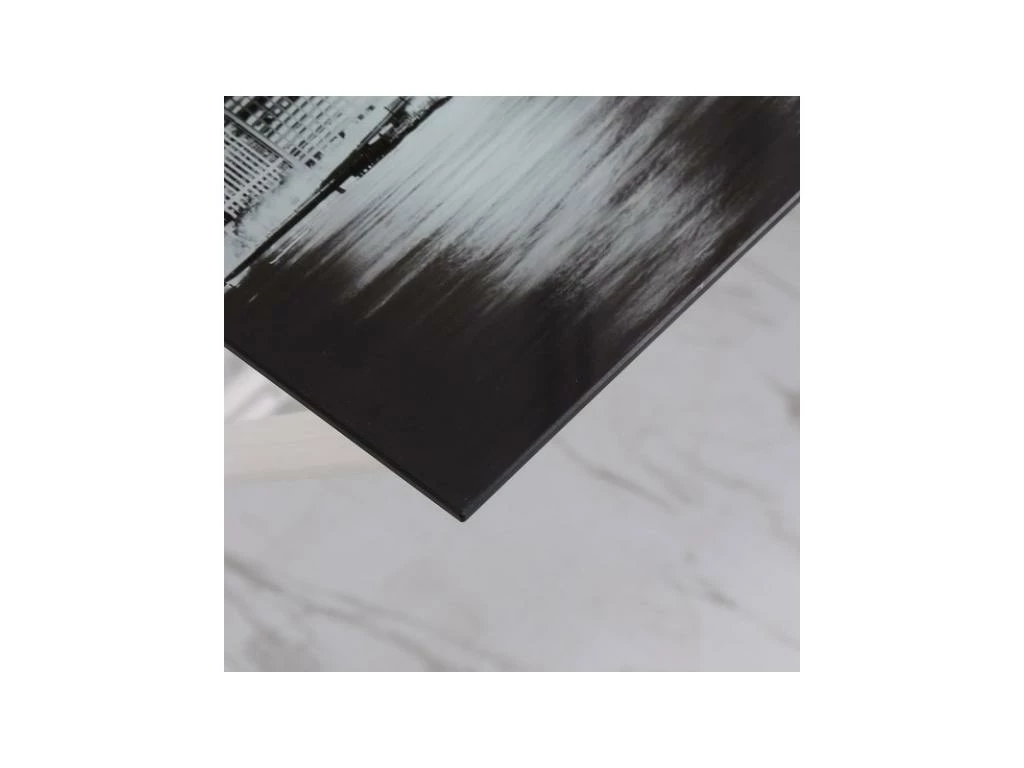 Bureau Verre Trempé NEW-YORK Blanc 6 Bureau Verre Trempé NEW-YORK Blanc – Image 6