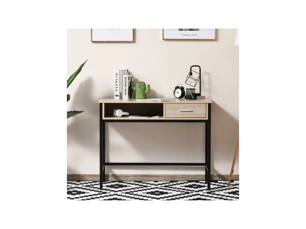 Bureau Design HELLO Chêne Clair 2 Bureau Design HELLO Chêne Clair – Image 2