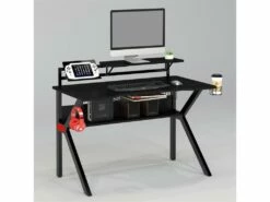 Bureau Gaming Tokyo Noir -mobilier de bureau Shop meuble bureau 19170645