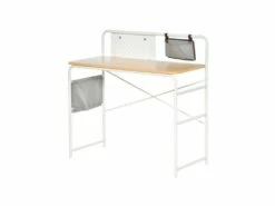 Bureau Informatique LILIA Blanc Et Bois Clair 14 Bureau Informatique LILIA Blanc Et Bois Clair -mobilier de bureau Shop meuble bureau 19170663