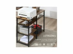 Bureau Informatique EDDY Brun 13 Bureau Informatique EDDY Brun -mobilier de bureau Shop meuble bureau 19170879