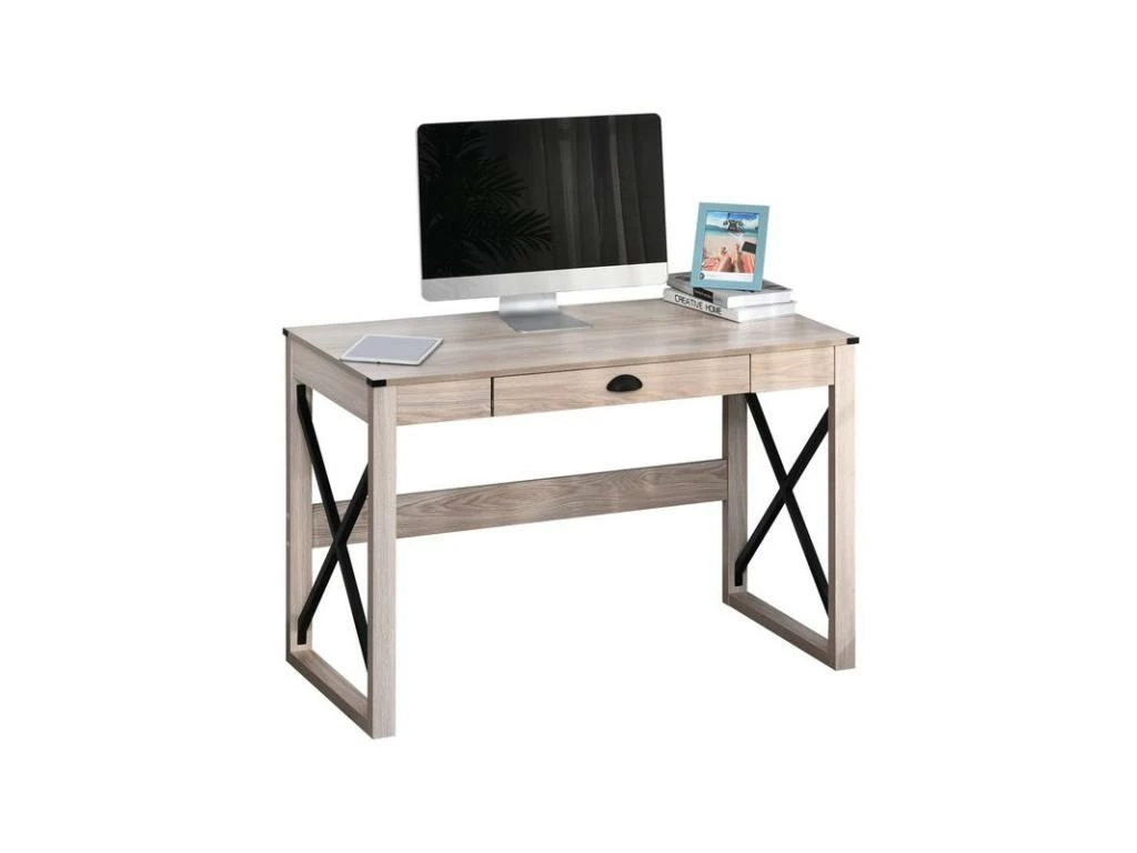 Bureau Design TOMMY Bois Et Noir 1 Bureau Design TOMMY Bois Et Noir
