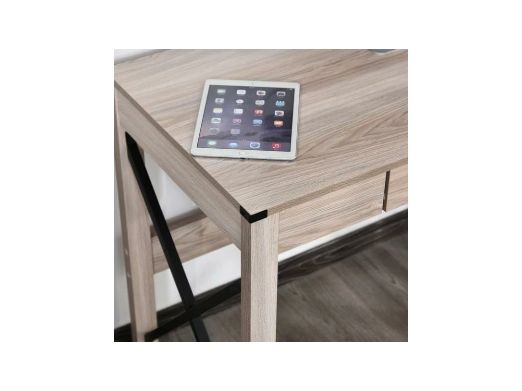 Bureau Design TOMMY Bois Et Noir 5 Bureau Design TOMMY Bois Et Noir – Image 5