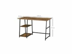 Bureau Informatique PASCAL Brun -mobilier de bureau Shop meuble bureau 19171141