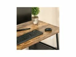 Bureau Informatique PASCAL Brun -mobilier de bureau Shop meuble bureau 19171151