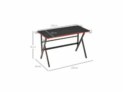 Bureau Gaming YAZZ Noir Et Rouge 9 Bureau Gaming YAZZ Noir Et Rouge -mobilier de bureau Shop meuble bureau 19171177