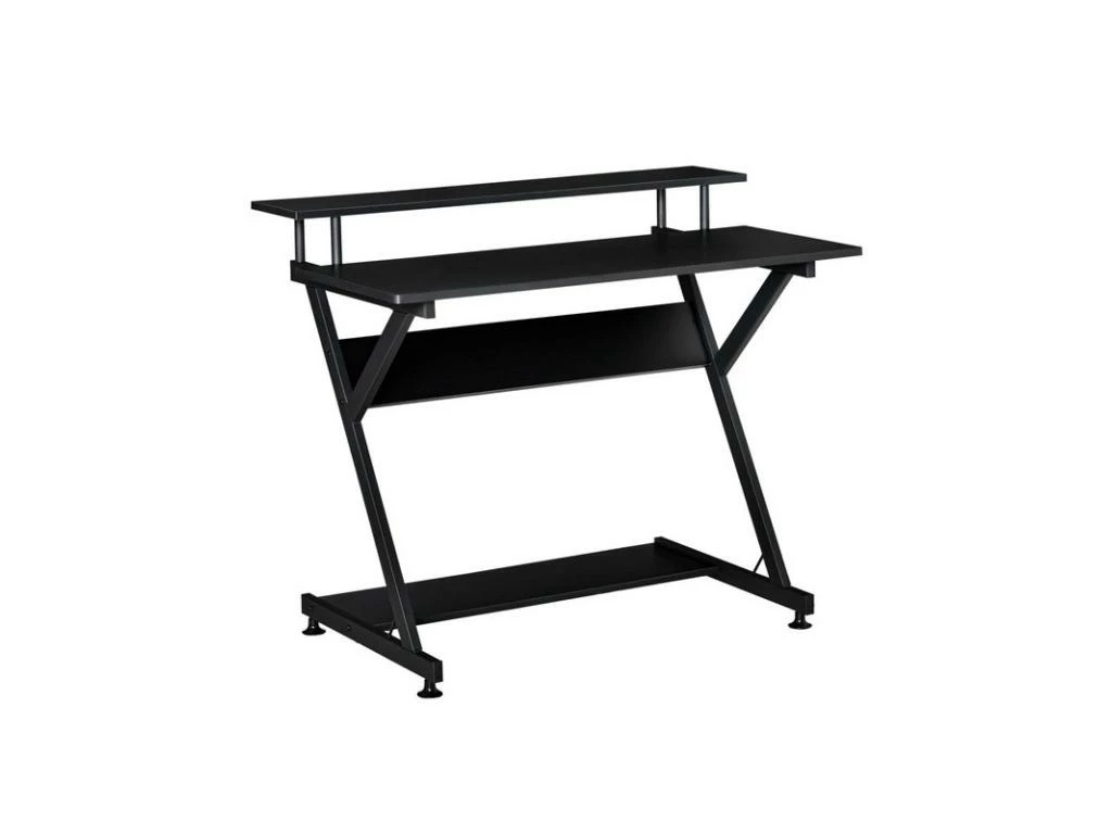 Bureau Informatique Gamer CONNOR Noir 1 Bureau Informatique Gamer CONNOR Noir