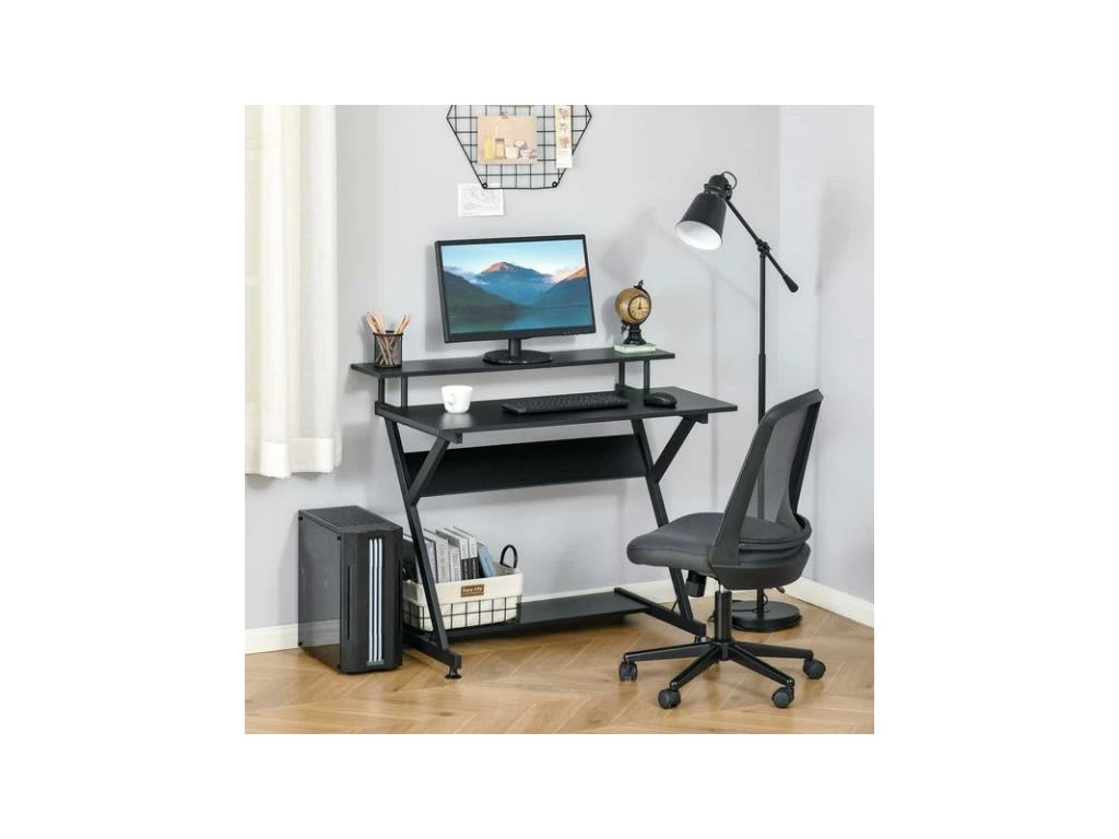 Bureau Informatique Gamer CONNOR Noir 4 Bureau Informatique Gamer CONNOR Noir – Image 4