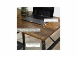 Bureau D'angle PETER Brun -mobilier de bureau Shop meuble bureau 19171323