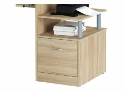 Bureau Informatique Kong Aspect Bois De Chêne -mobilier de bureau Shop meuble bureau 19171333