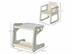 Bureau Enfant Tableau Blanc Et Chaise NICOLAS Beige 7 Bureau Enfant Tableau Blanc Et Chaise NICOLAS Beige -mobilier de bureau Shop meuble bureau 19192677