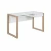 Bureau STANFORD Blanc Et Bois