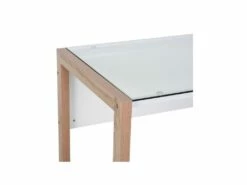 Bureau STANFORD Blanc Et Bois -mobilier de bureau Shop meuble bureau 19192821