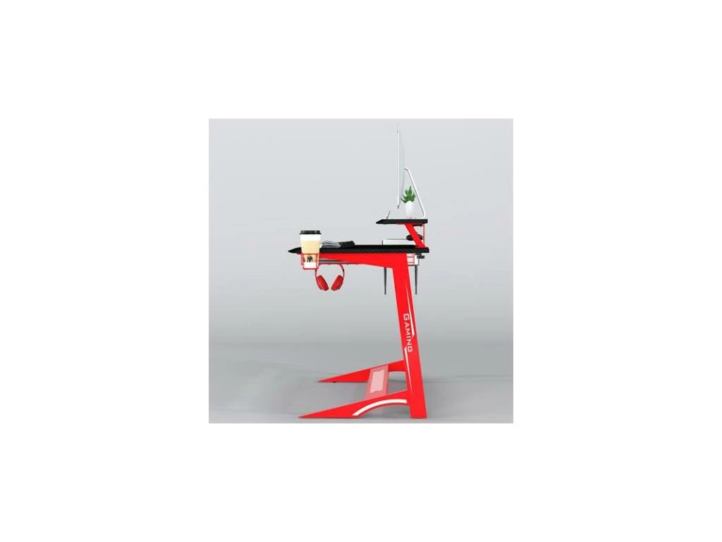 Bureau Gaming Taroudant Rouge/Noir 5 Bureau Gaming Taroudant Rouge/Noir – Image 5