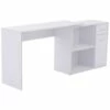 Bureau Informatique Multi Rangements Nito Blanc
