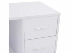 Bureau Informatique Multi Rangements Nito Blanc -mobilier de bureau Shop meuble bureau 19193177