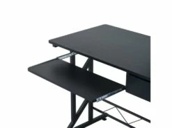 Bureau Informatique Tropico Noir -mobilier de bureau Shop meuble bureau 19193251