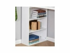 Bureau Mural Bibliothèque FLORY Blanc -mobilier de bureau Shop meuble bureau 19193525