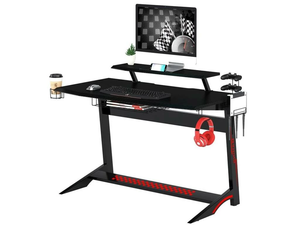 Bureau Gaming Taroudant Noir 1 Bureau Gaming Taroudant Noir