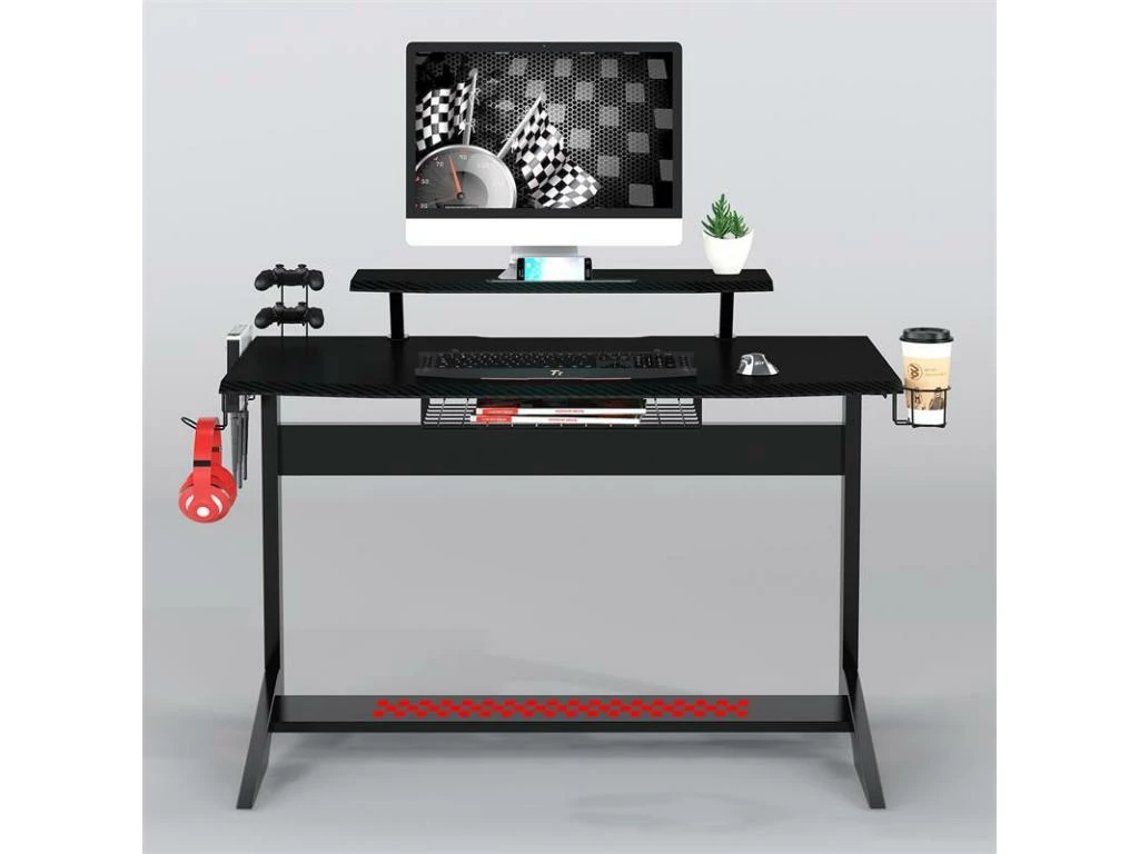 Bureau Gaming Taroudant Noir 3 Bureau Gaming Taroudant Noir – Image 3