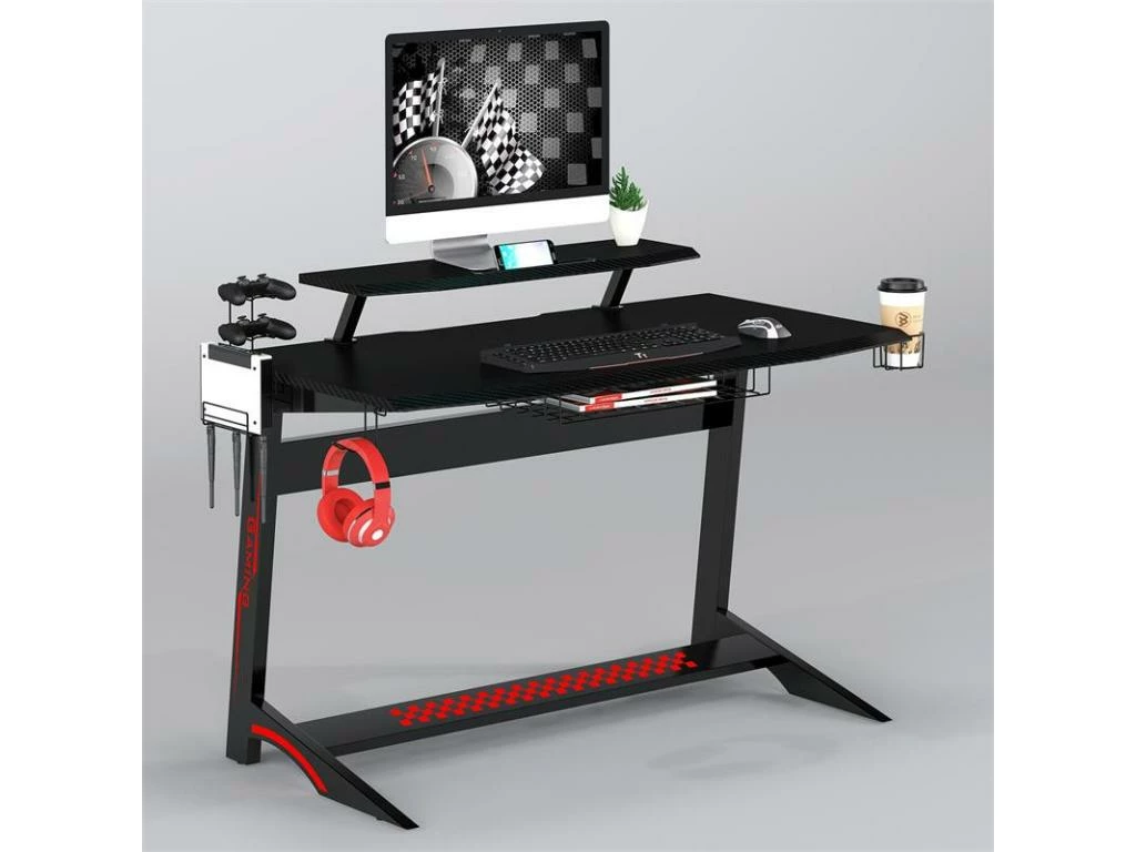 Bureau Gaming Taroudant Noir 4 Bureau Gaming Taroudant Noir – Image 4