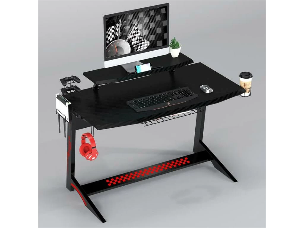 Bureau Gaming Taroudant Noir 5 Bureau Gaming Taroudant Noir – Image 5