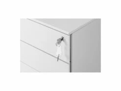 Caisson Mobile Avec Tiroirs Verrouillable - 85 Kg - 5 Roulettes Blanc 14_0006038 7 Caisson Mobile Avec Tiroirs Verrouillable - 85 Kg - 5 Roulettes Blanc 14_0006038 -mobilier de bureau Shop meuble bureau 19300431