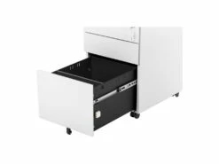 Caisson Mobile Avec Tiroirs Verrouillable - 85 Kg - 5 Roulettes Blanc 14_0006038 8 Caisson Mobile Avec Tiroirs Verrouillable - 85 Kg - 5 Roulettes Blanc 14_0006038 -mobilier de bureau Shop meuble bureau 19300433