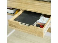 Bureau Informatique Table De Bureau Secrétaire Table Plan De Travail Avec Tiroir, étagère, FWT63-N -mobilier de bureau Shop meuble bureau 19310981